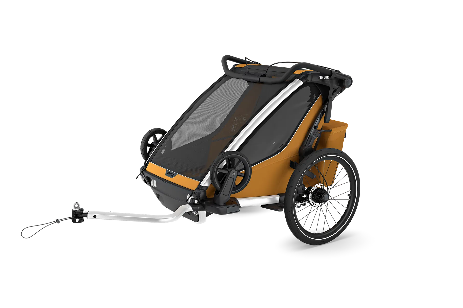 Thule Chariot Sport 2 Double Kinderanhänger  natural gold