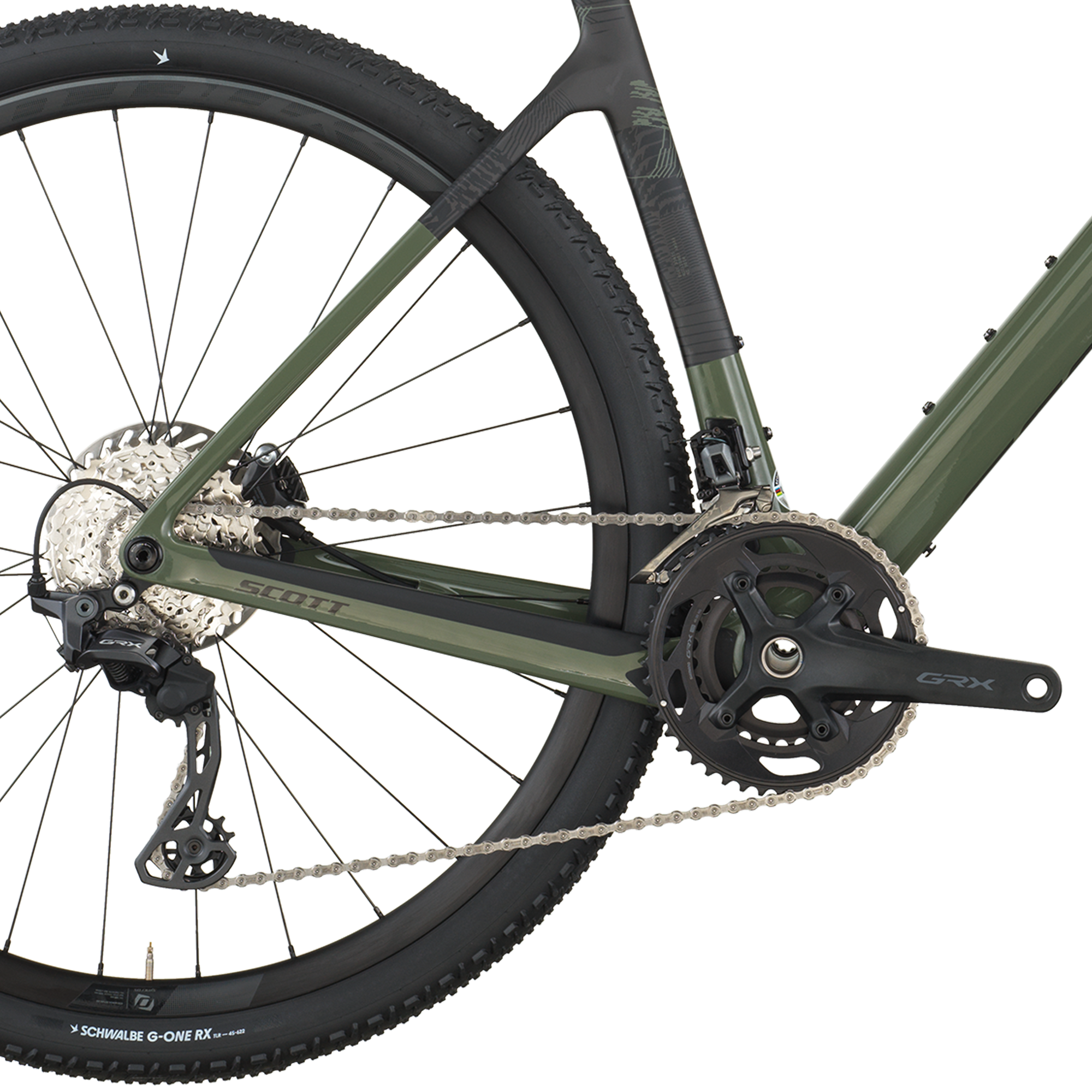 Scott Addict Gravel 40 wenge green (2026)