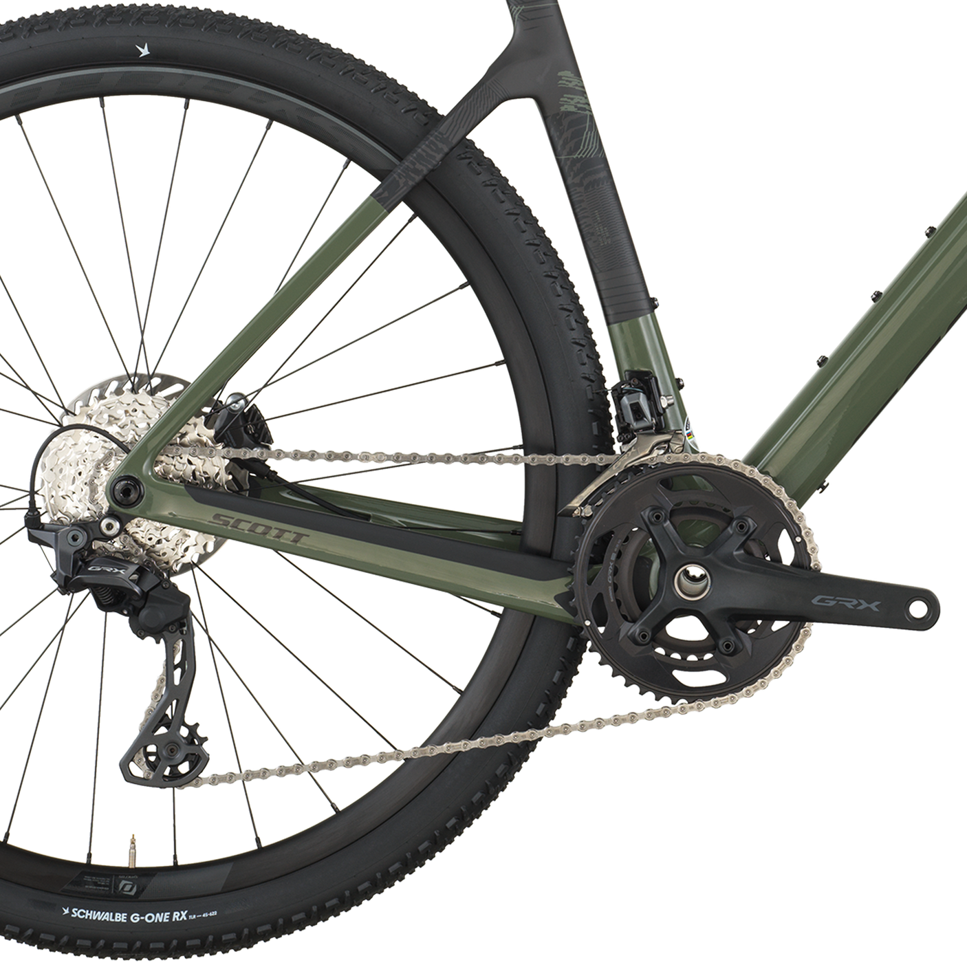 Scott Addict Gravel 40 wenge green (2026)
