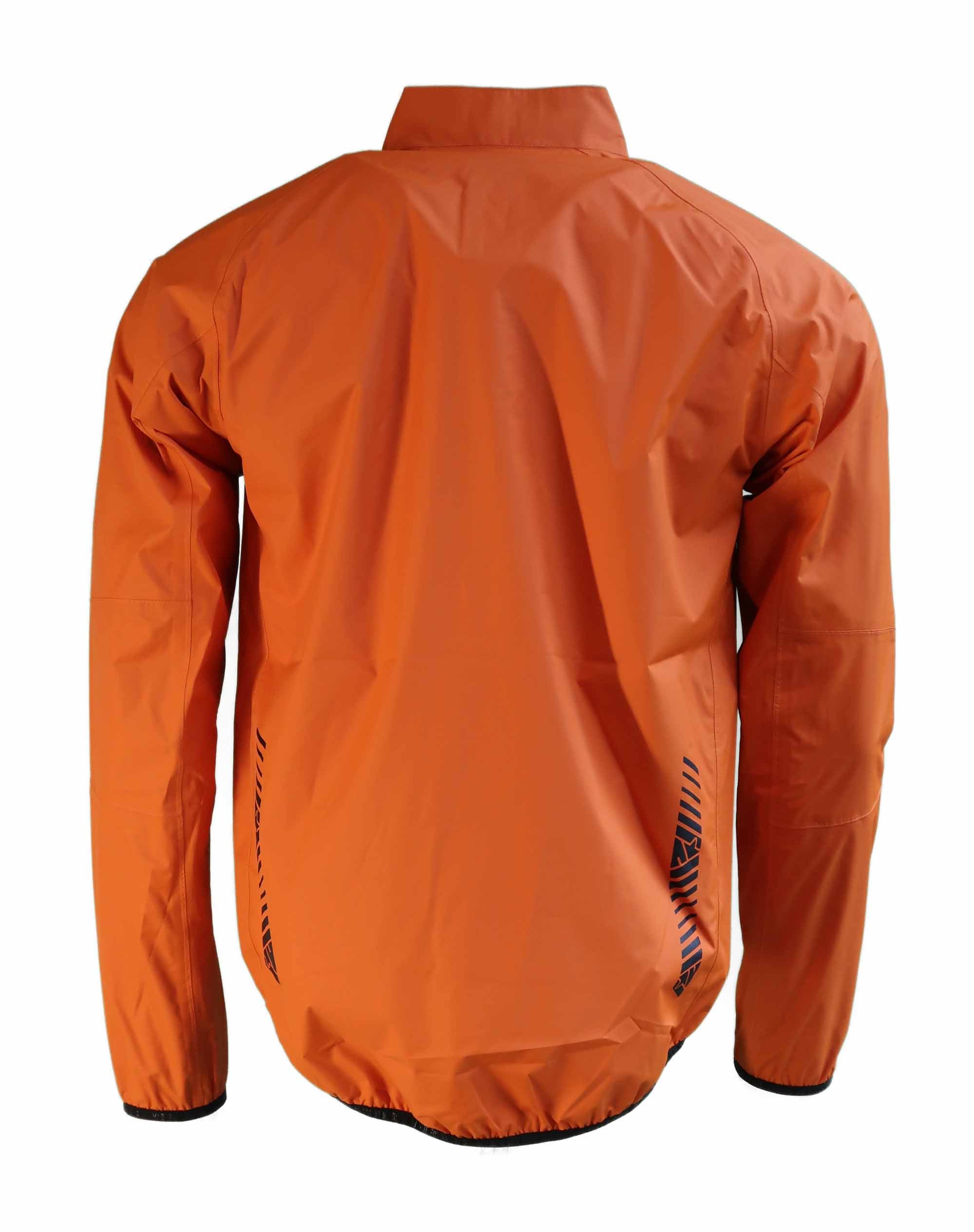 Zimtstern Boltz Packable Rain Jacket Men Burnt Orange