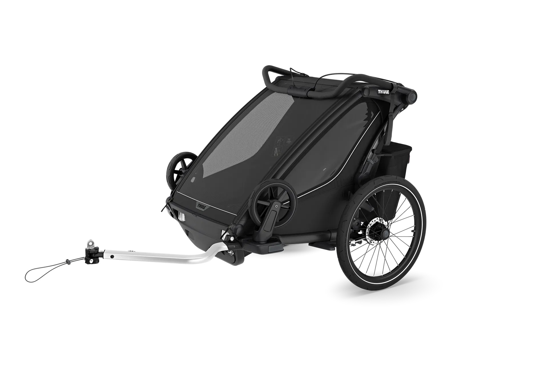 Thule Chariot Sport 2 Double Kinderanhänger  schwarz