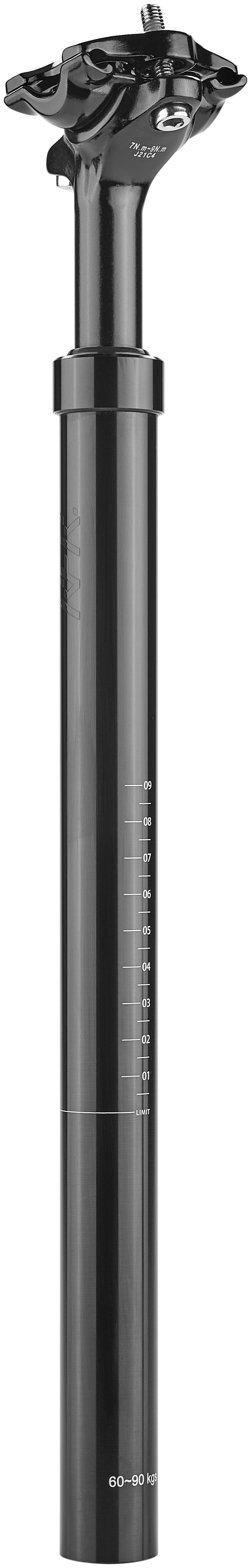 RFR Gefederte Sattelstütze (60 - 90 kg) Ø 27,2mm black