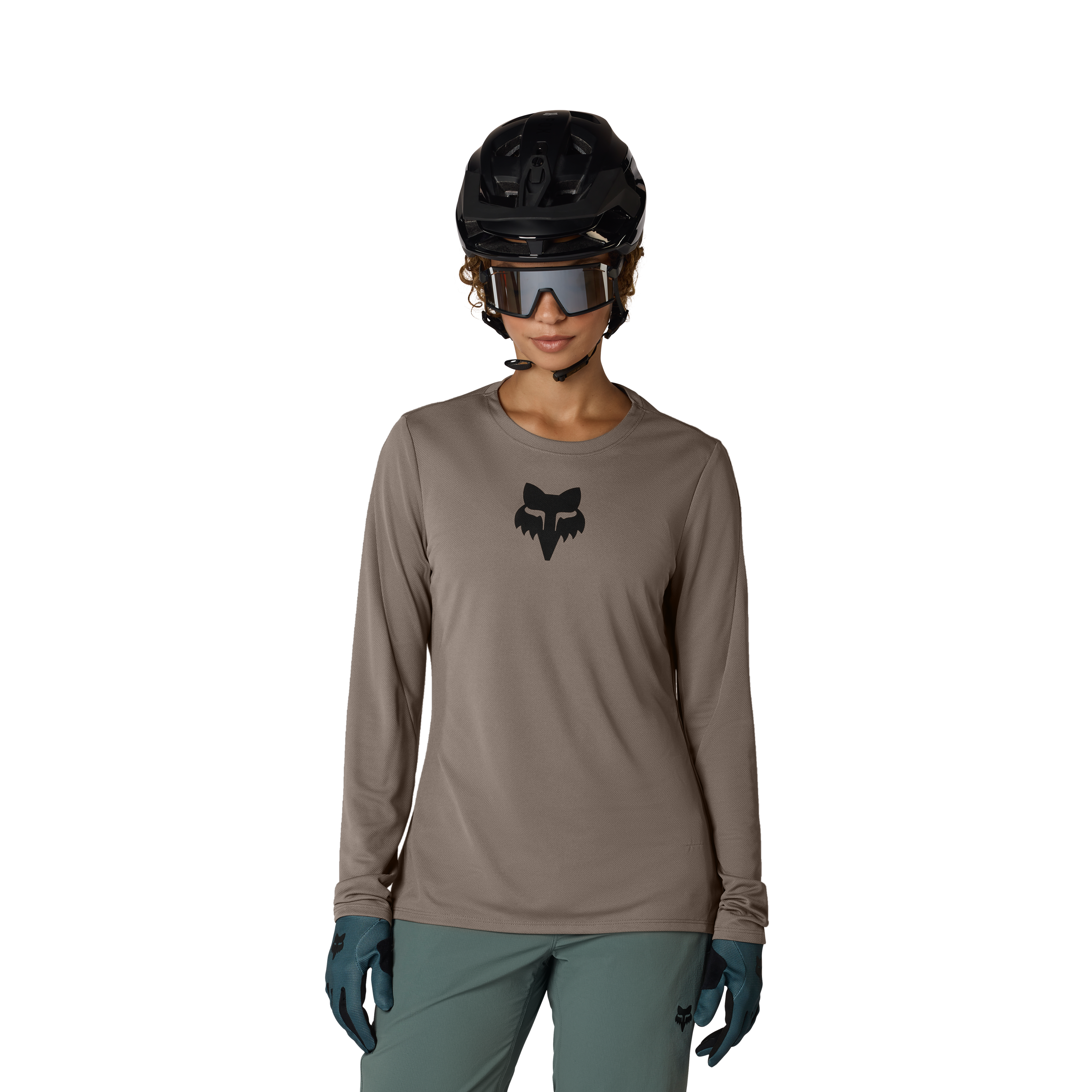 Fox W Ranger LS Jersey Head Nutmeg