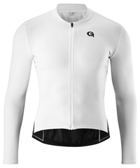 Gonso Sitivo Trikot Longsleeve M | Herren Radtrikot langarm | white / black – aktuelle Variante