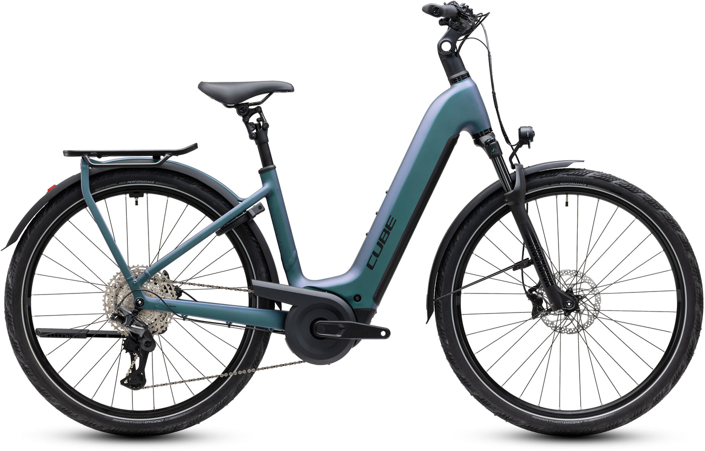 Cube Kathmandu Hybrid Pro 800 Easy Entry smaragdgrey´n´black (2027)