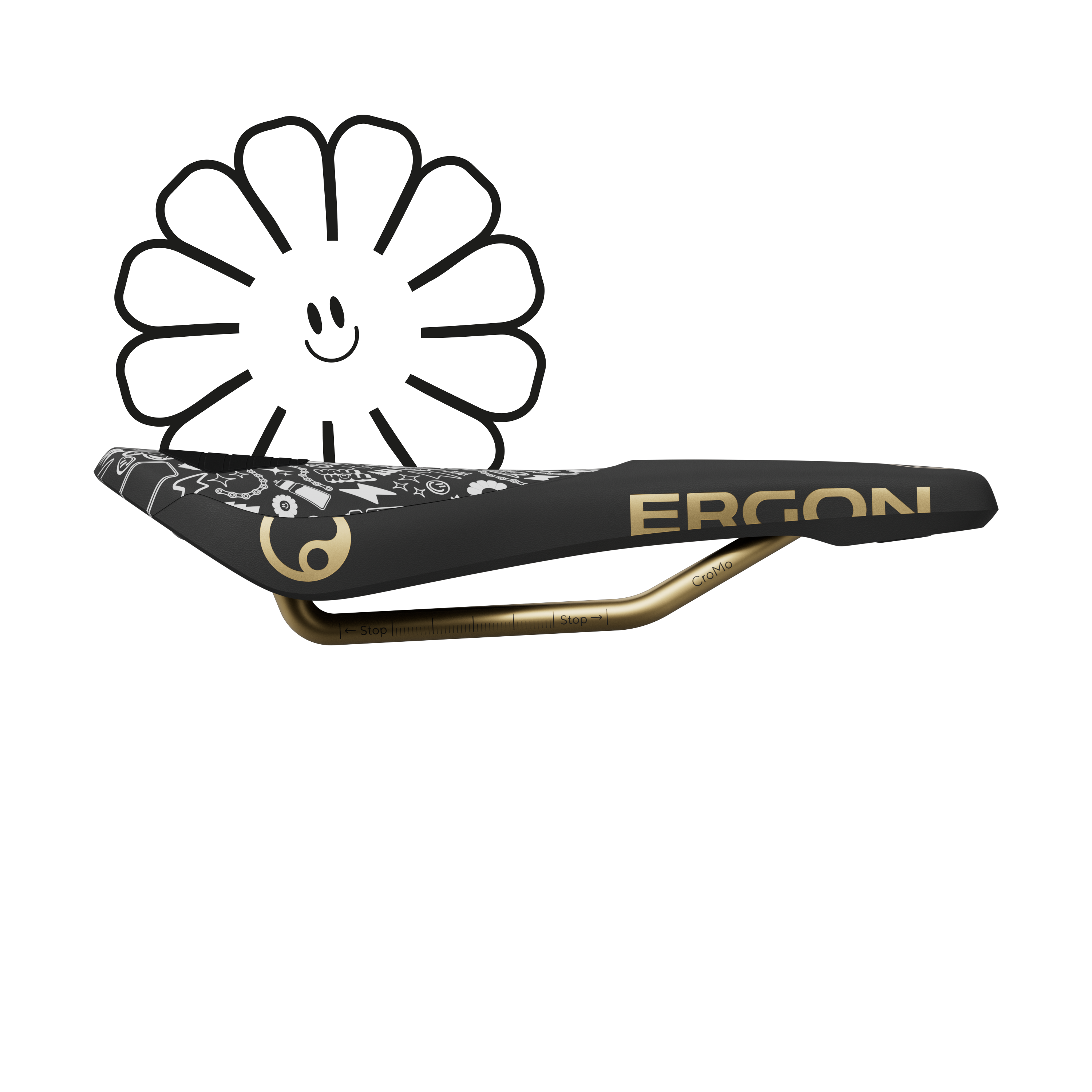 Ergon SM Downhill Comp Vali Höll Edition  Black