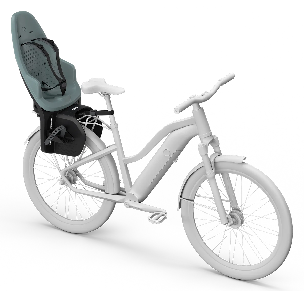 Thule Yepp 2 Maxi Kindersitz Gepäckträger-Montage Mid Blue