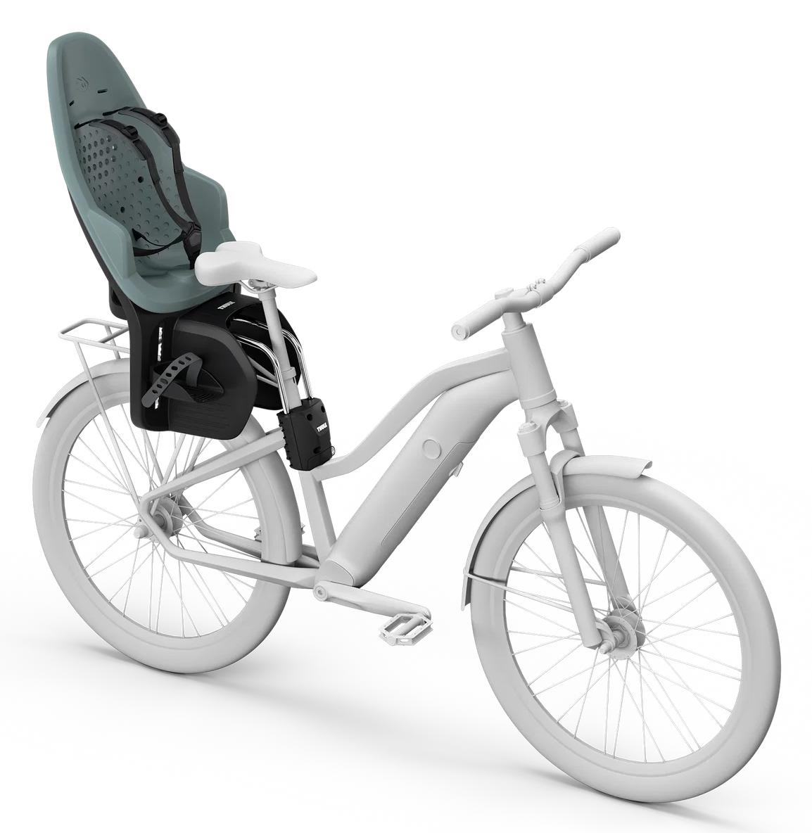 Thule Yepp 2 Maxi Kindersitz Rahmen-Montage Mid Blue