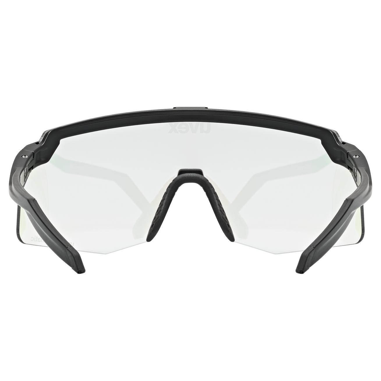 uvex Pace Stage S V Radbrille black matt / mirror blue