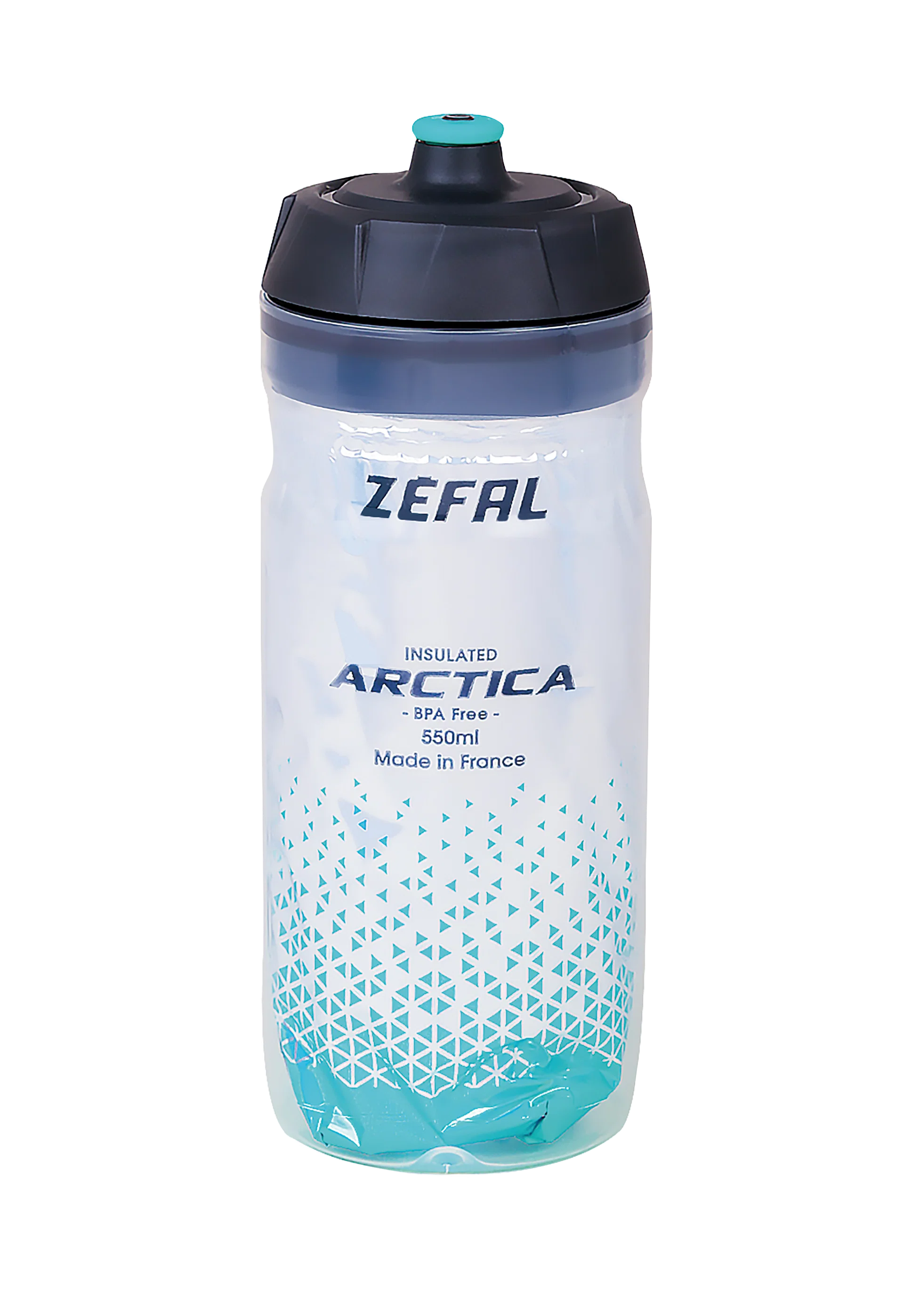 Zefal Arctica 55 Thermo-Trinkflasche 550ml silber/türkis