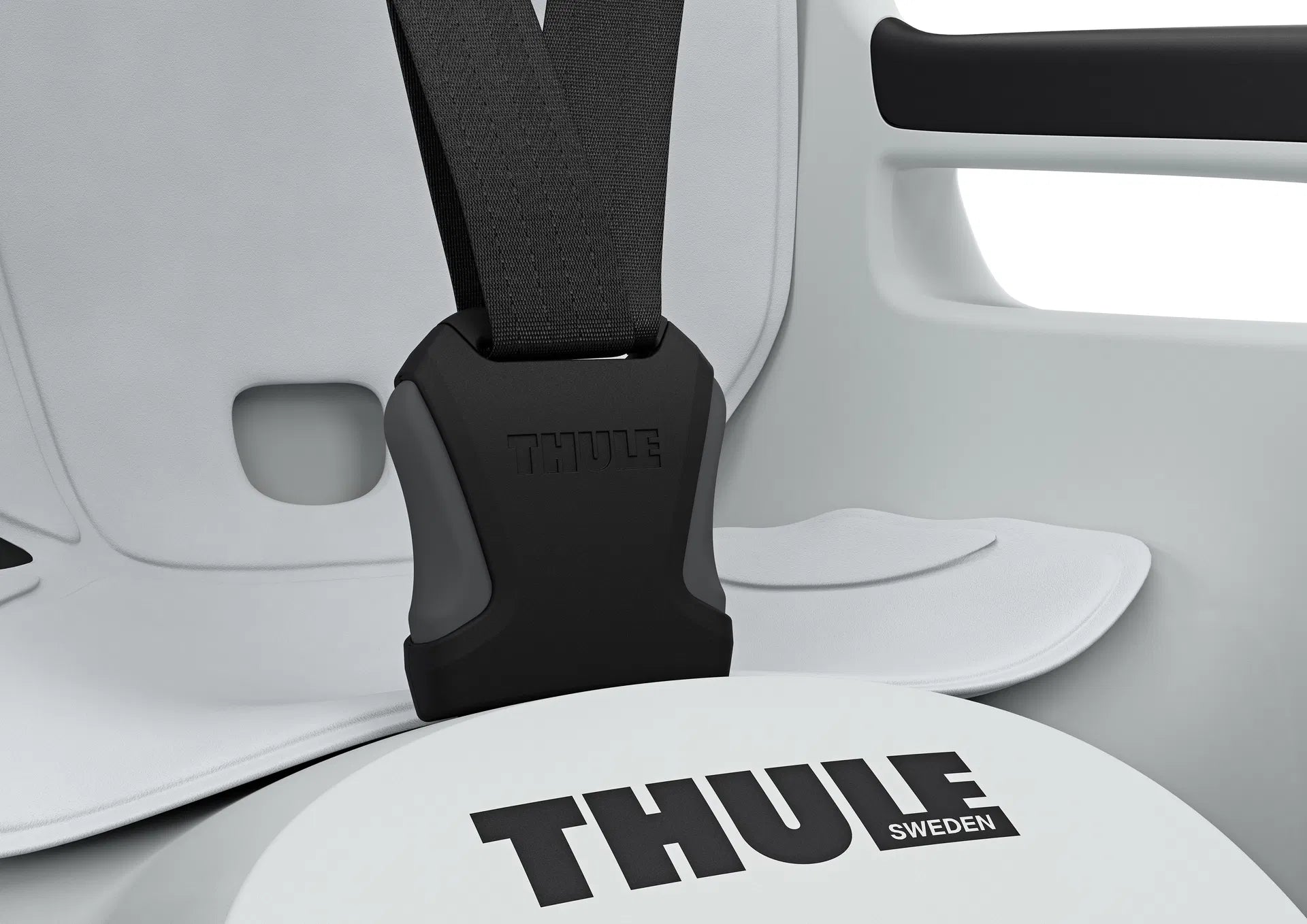 Thule Ride Along 2 Kindersitz Rahmen-Montage hellgrau