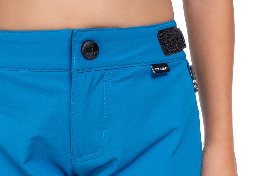 Cube MTB Baggy Short ROOKIE X Actionteam blue