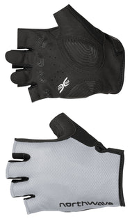 Northwave Active Max Short Finger Glove Fahrradhandschuhe kurz | Light Grey – aktuelle Variante