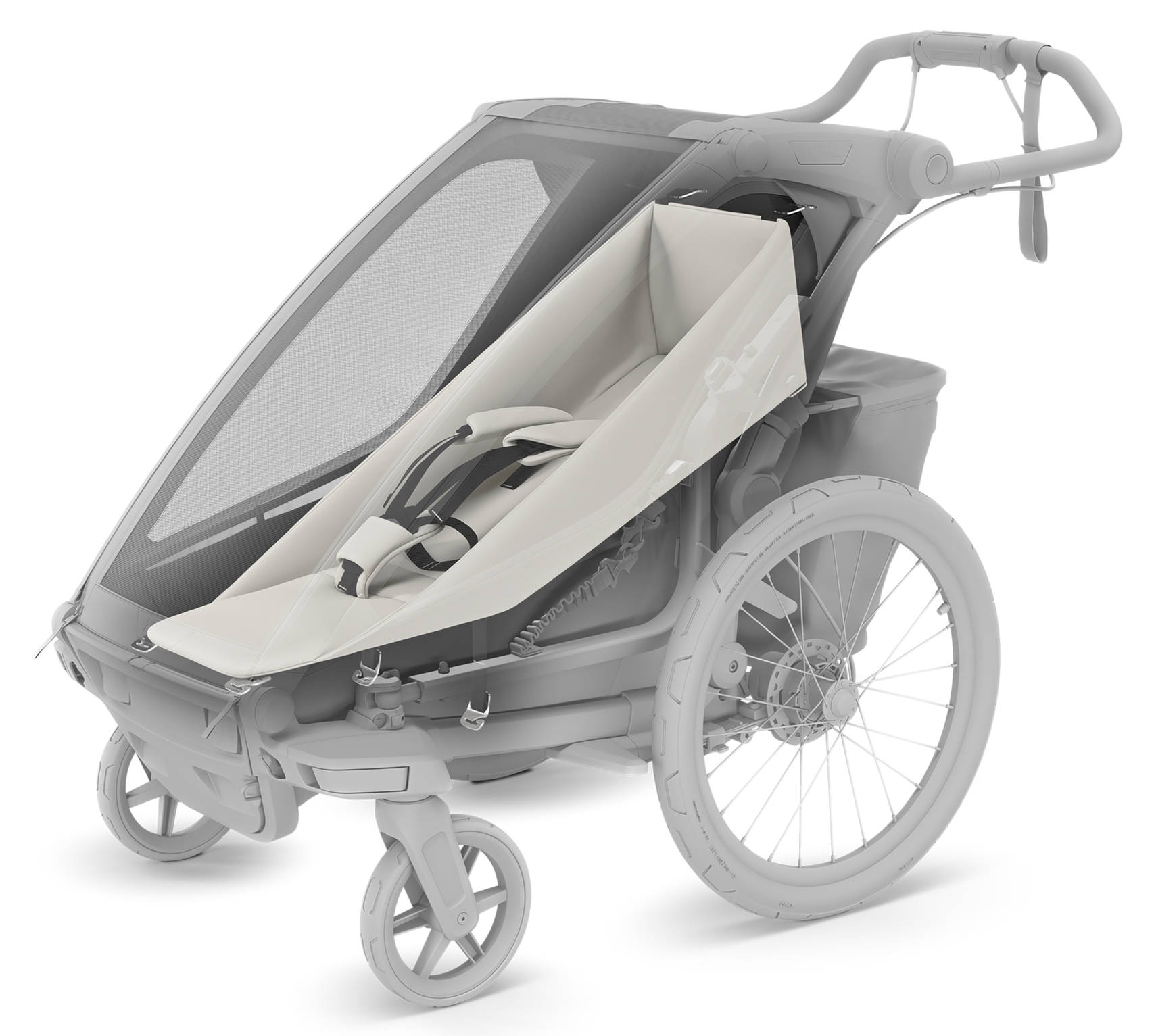 Thule Infant Sling Chariot Babytrage  creme