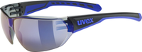 uvex Equate Radbrille | Black-Blue Matt / Mirror Blue – aktuelle Variante