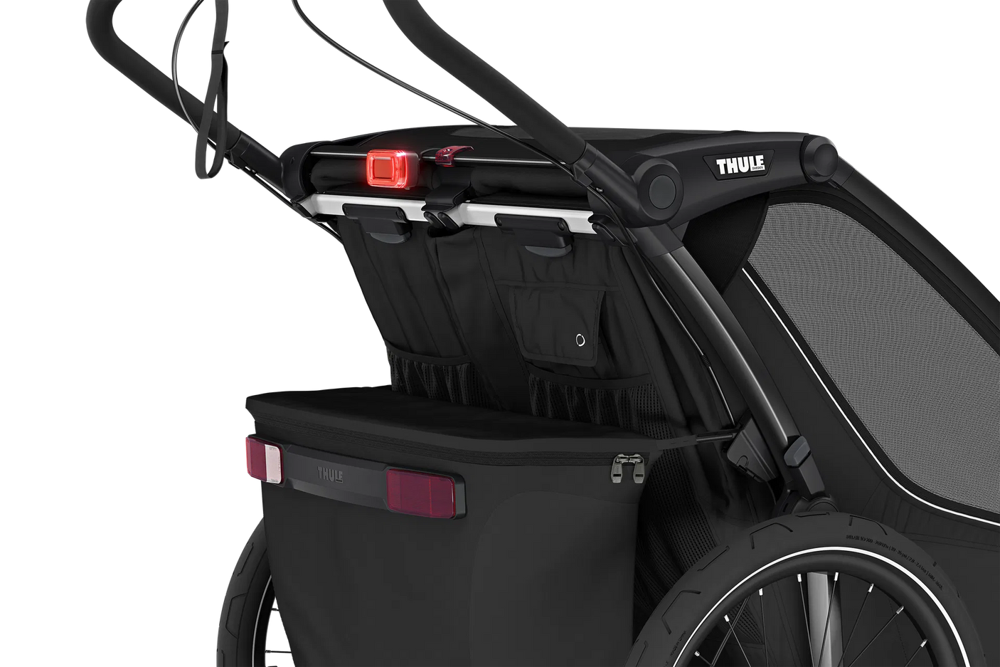 Thule Chariot Sport 2 Double Kinderanhänger  schwarz