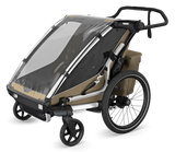 Thule Chariot Cross 2 Single Kinderanhänger  faded khaki