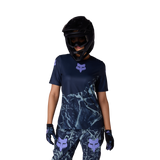 Fox W Ranger SS Jersey Img Print Arctic Blue