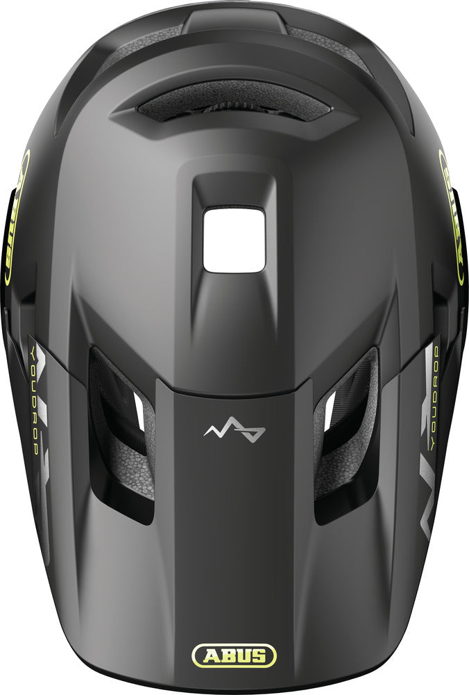 ABUS Youdrop FF Helm Kids velvet schwarz