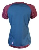 Zimtstern PureFlowz Shirt SS Wmns French Navy/Windsor Wine