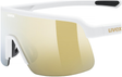 uvex Dyrt Radbrille White Matt / Mirror Gold
