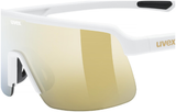 uvex Dyrt Radbrille White Matt / Mirror Gold