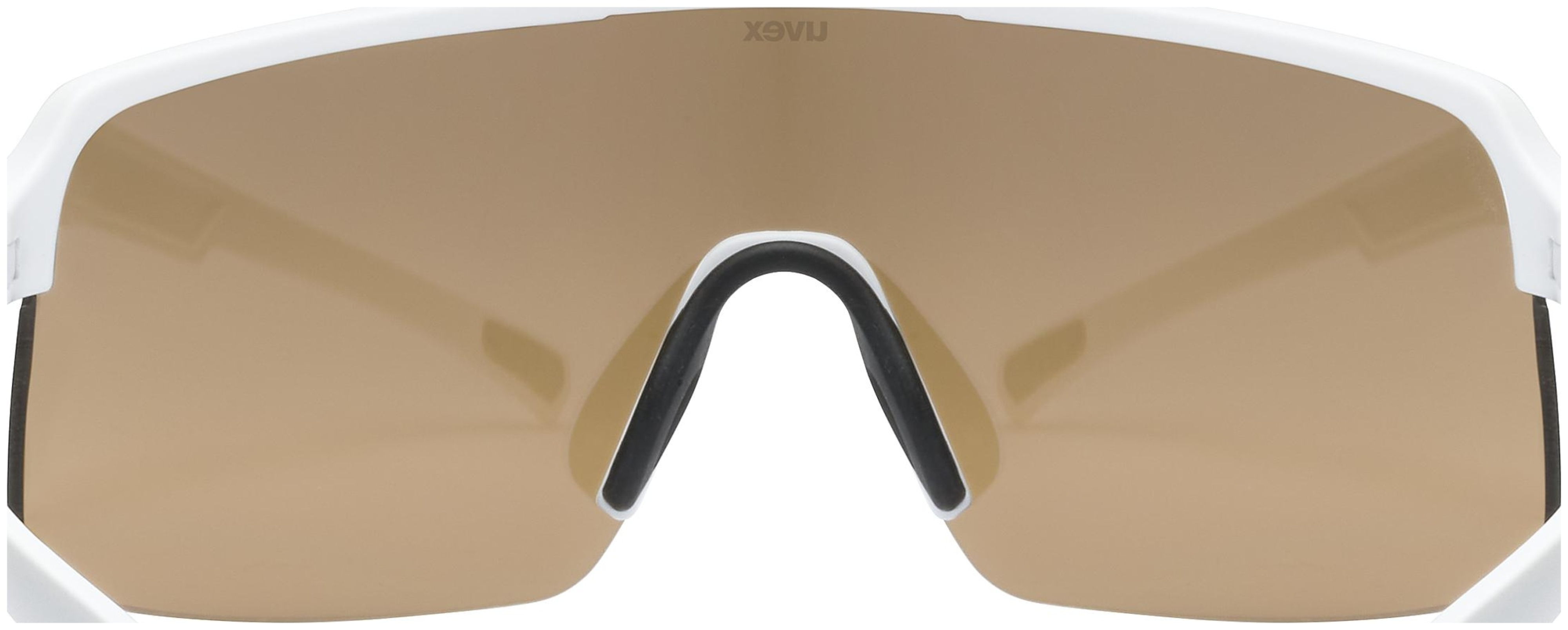 uvex Dyrt Radbrille White Matt / Mirror Gold