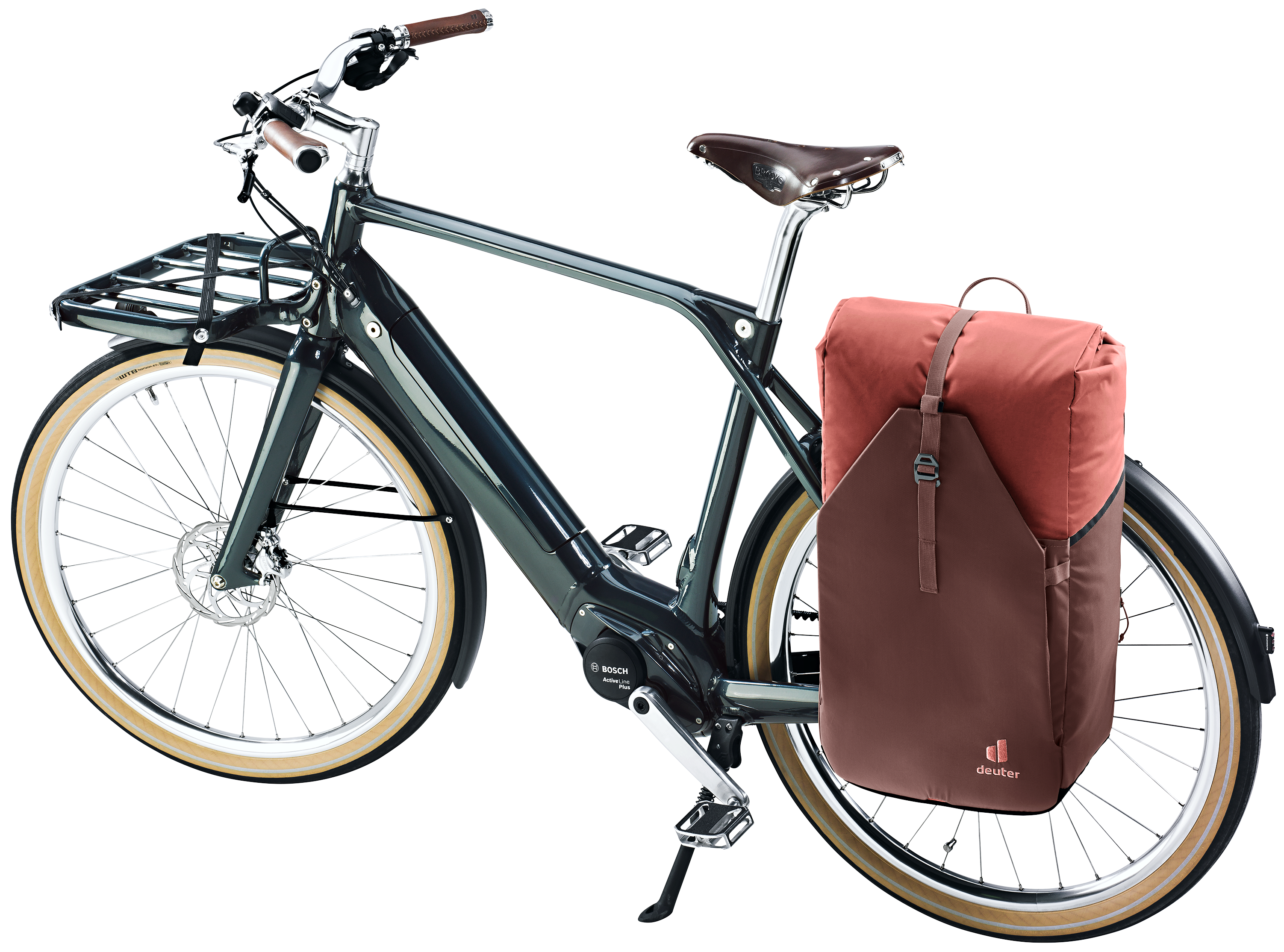 deuter Xberg 25 Rucksack Gepäckträgertasche raisin-caspia