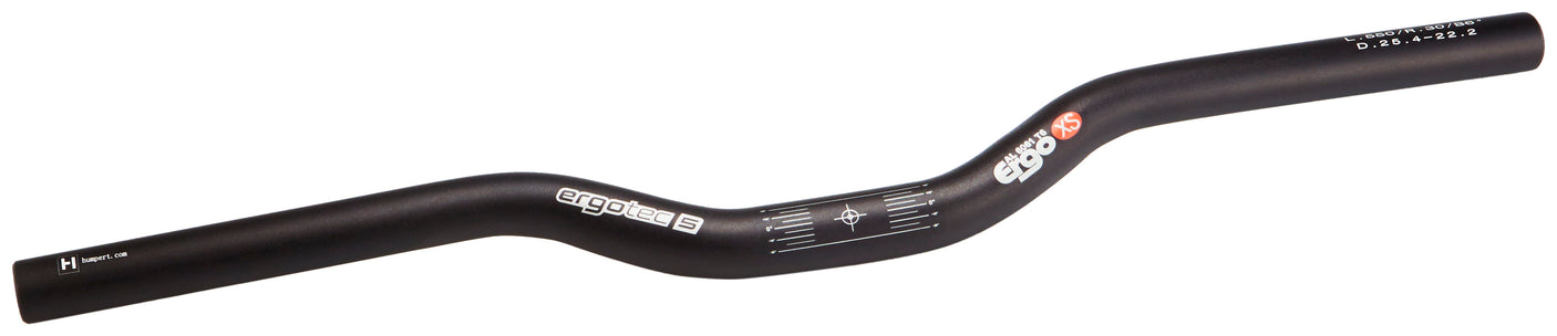 Humpert Ergo Lenker Ø25,4mm Alu schwarz