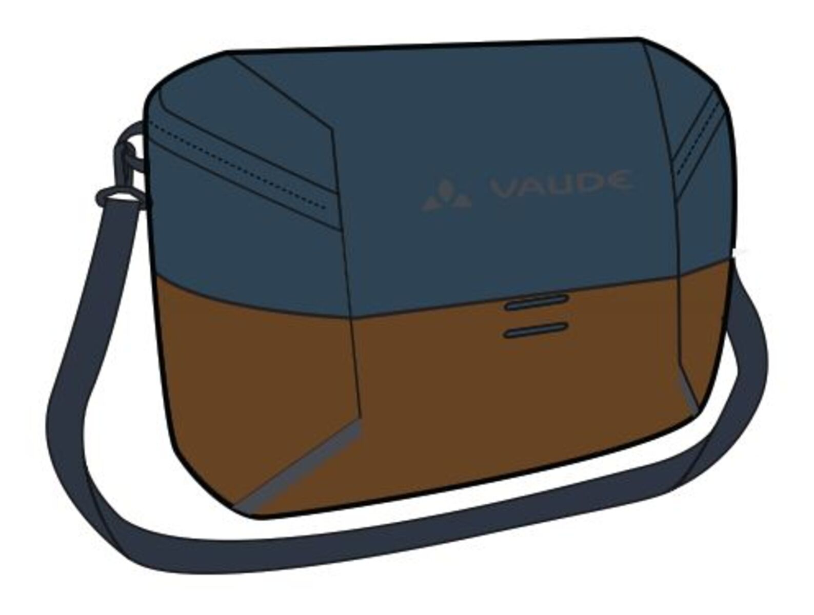 VAUDE CityBox Bike II blau