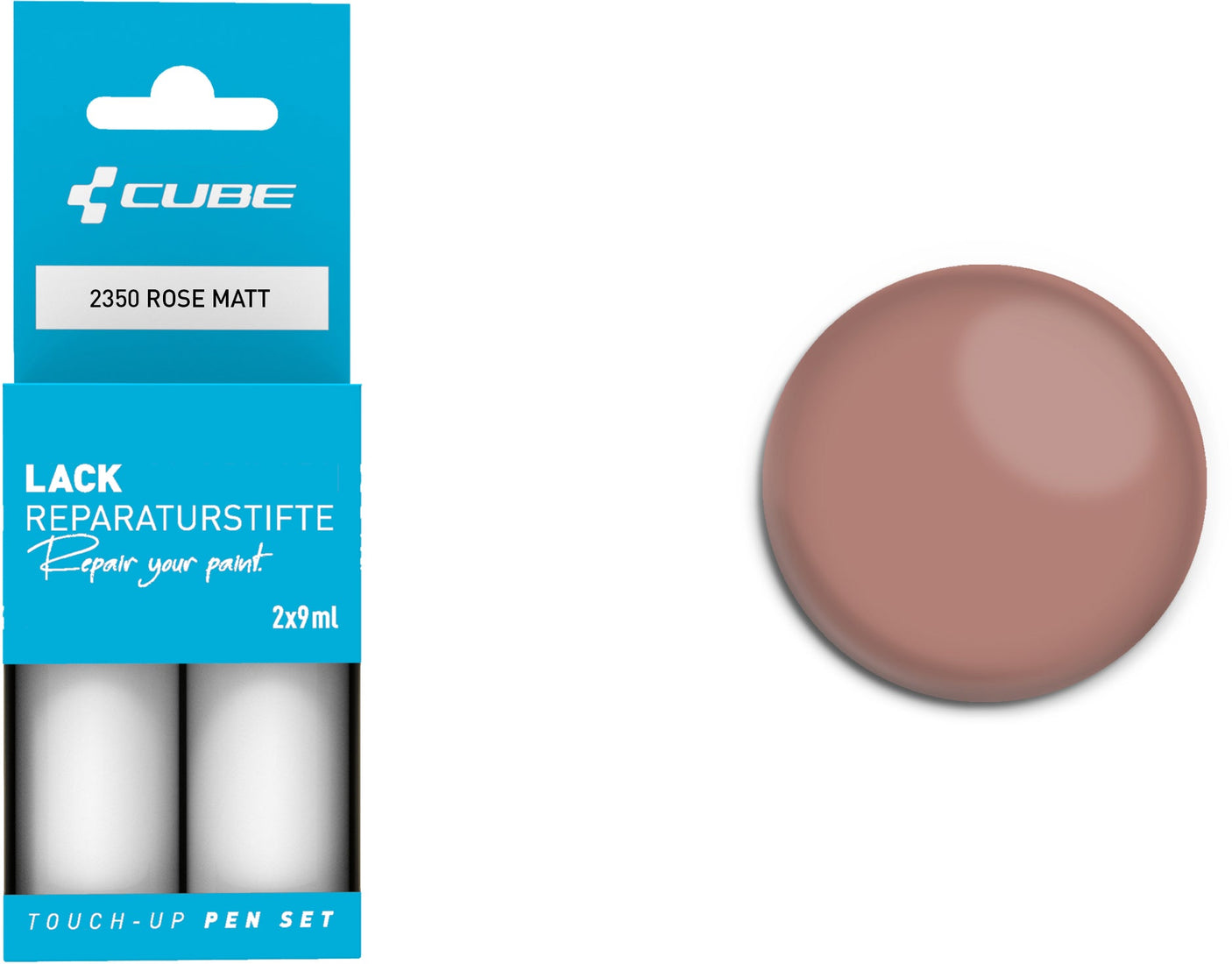 CUBE Lackstift Set ROSE matt 2350