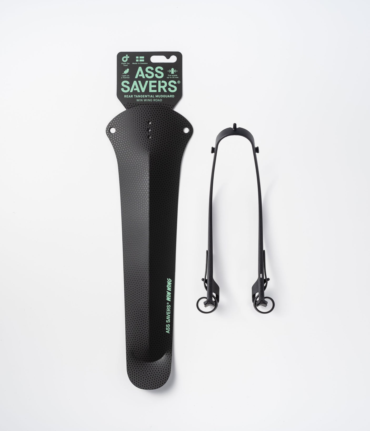 Ass Savers WRS-2 Win Wing Road Spritzschutz HR black dot