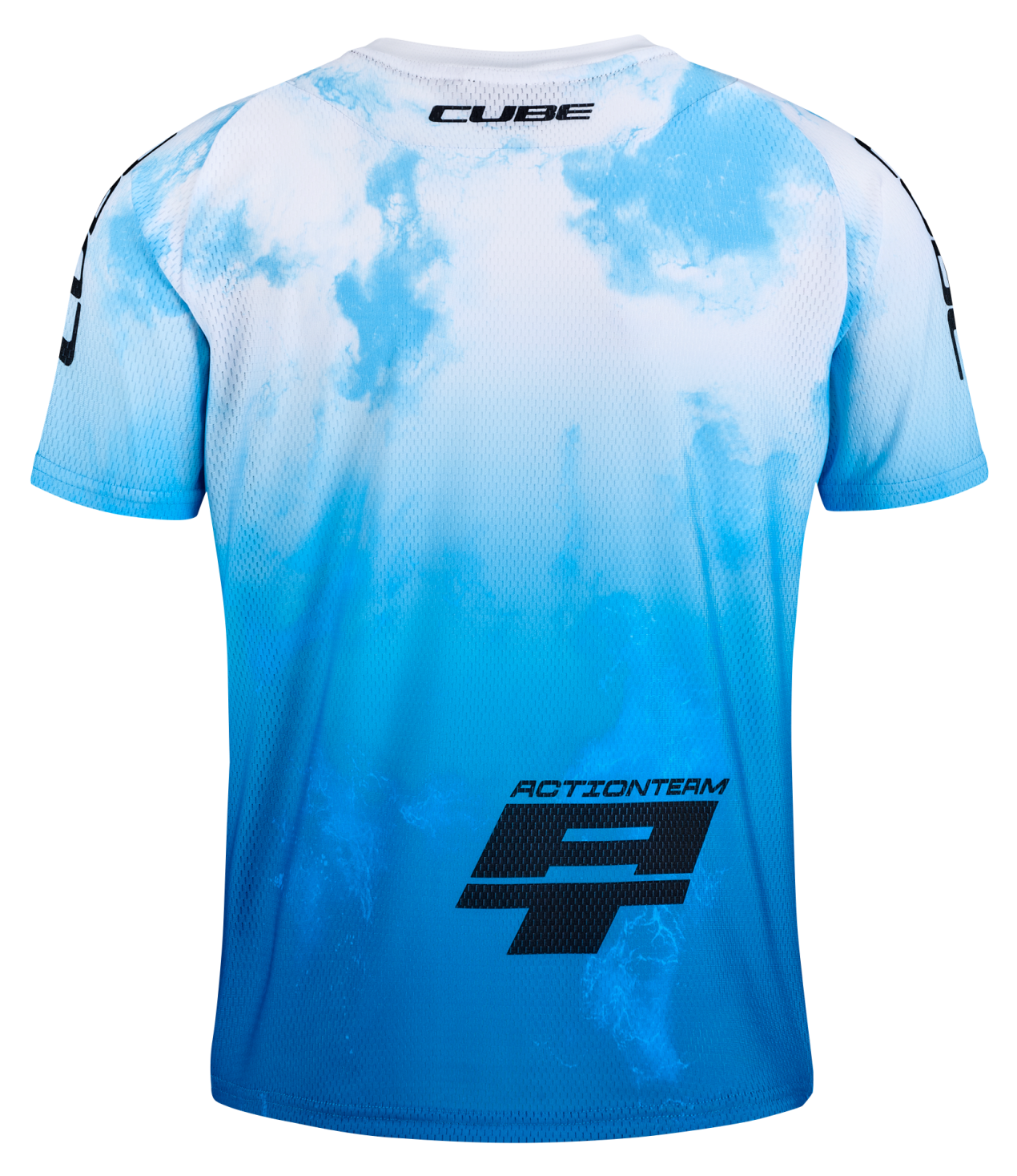 CUBE MTB Trikot ROOKIE X Actionteam kurzarm topas blue