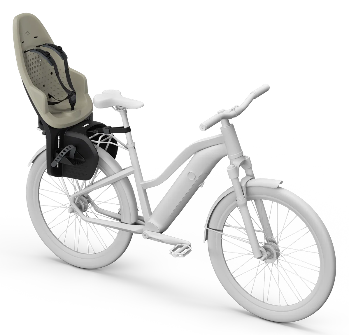 Thule Yepp 2 Maxi Kindersitz Gepäckträger-Montage Soft Sand