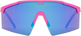 uvex Flowline Radbrille Pink Matt / Mirror Blue