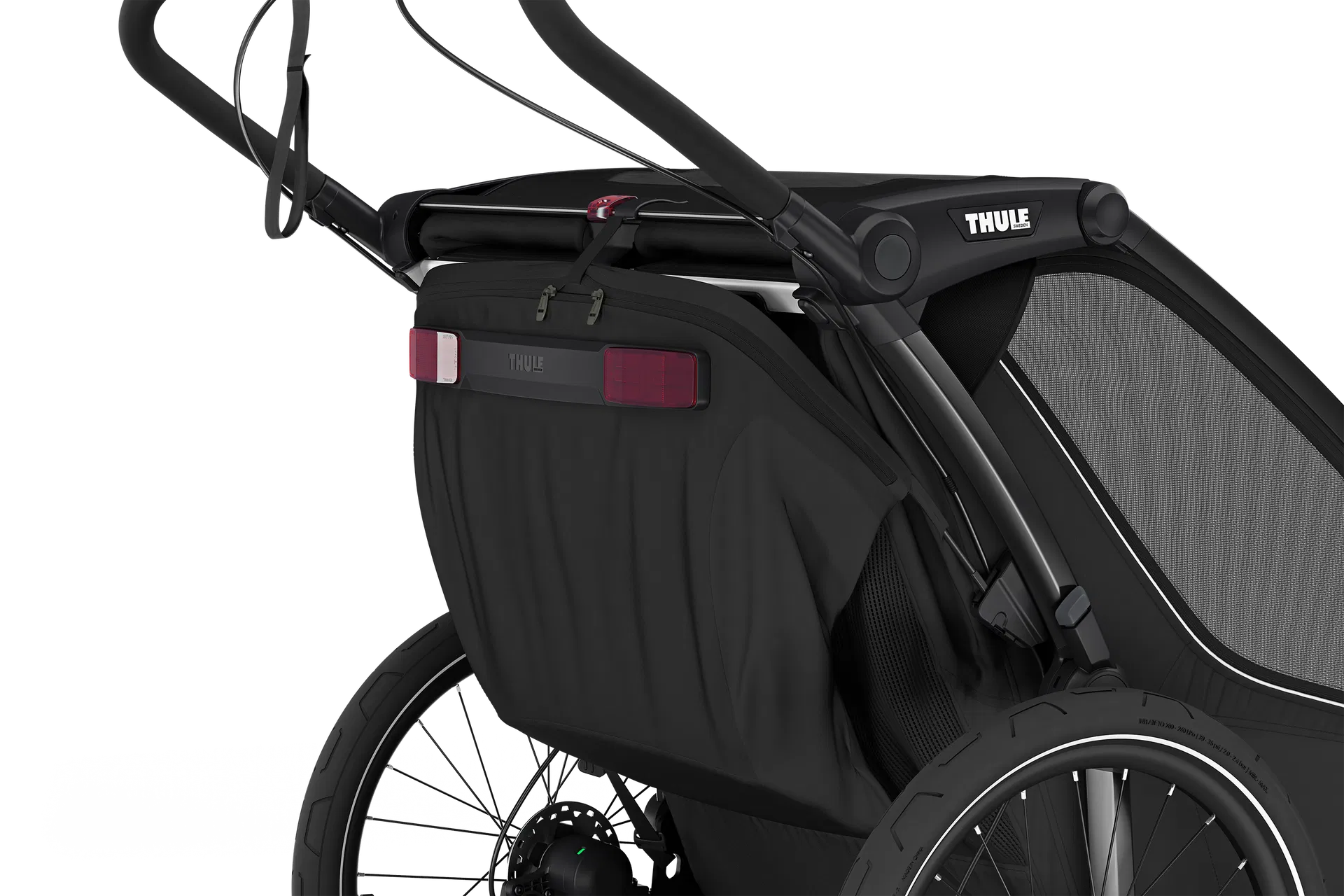 Thule Chariot Sport 2 Double Kinderanhänger  schwarz