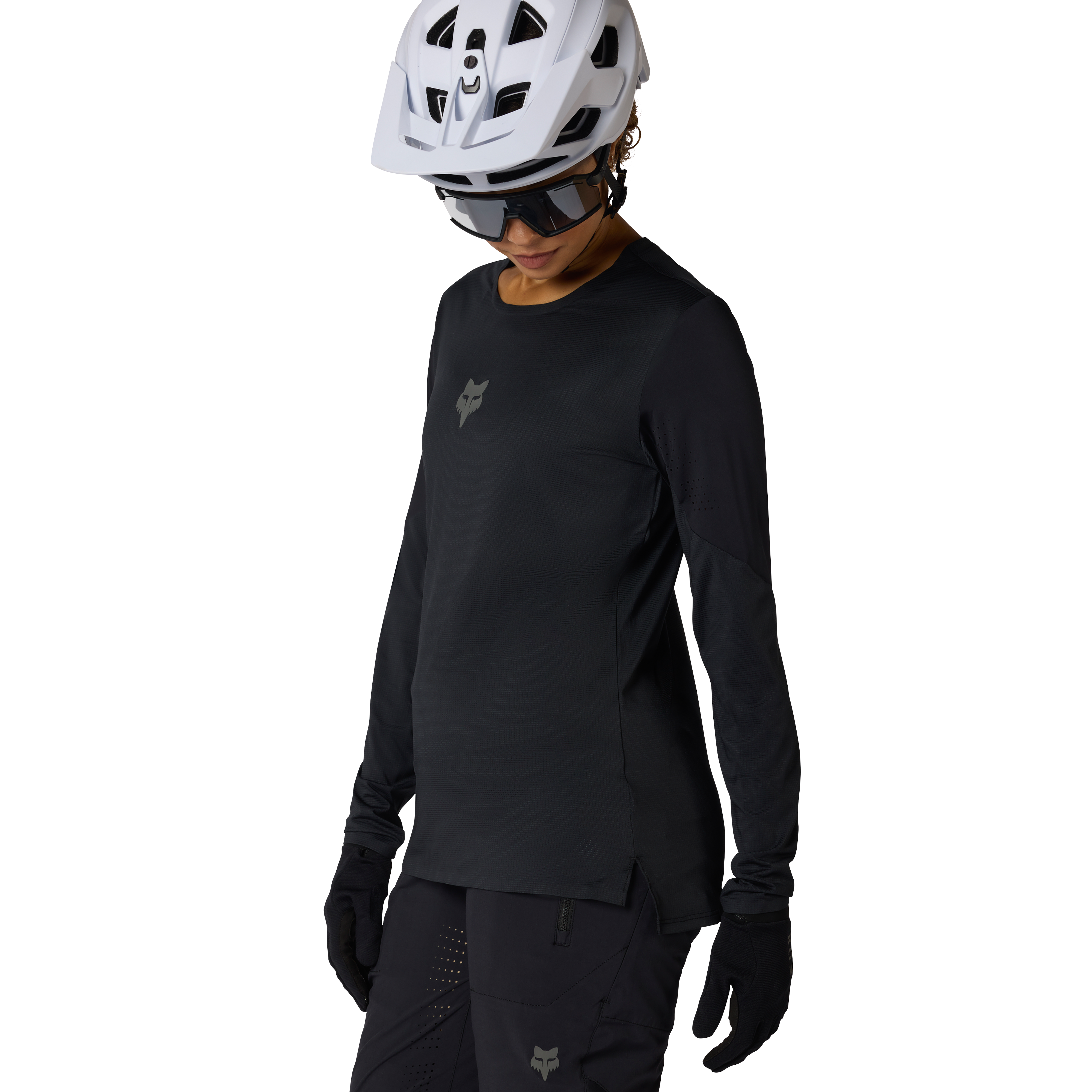 Fox W Flexair LS Jersey Black