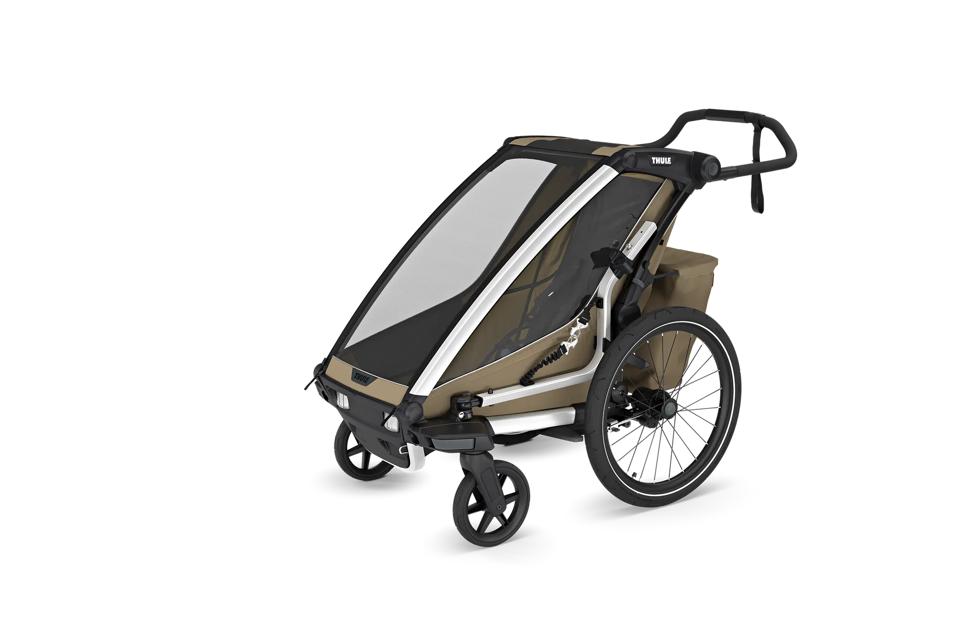 Thule Chariot Cross 2 Single Kinderanhänger  faded khaki