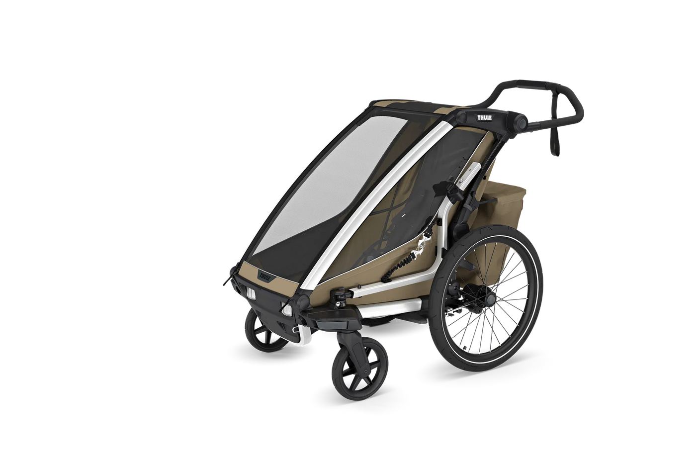 Thule Chariot Cross 2 Single Kinderanhänger  faded khaki