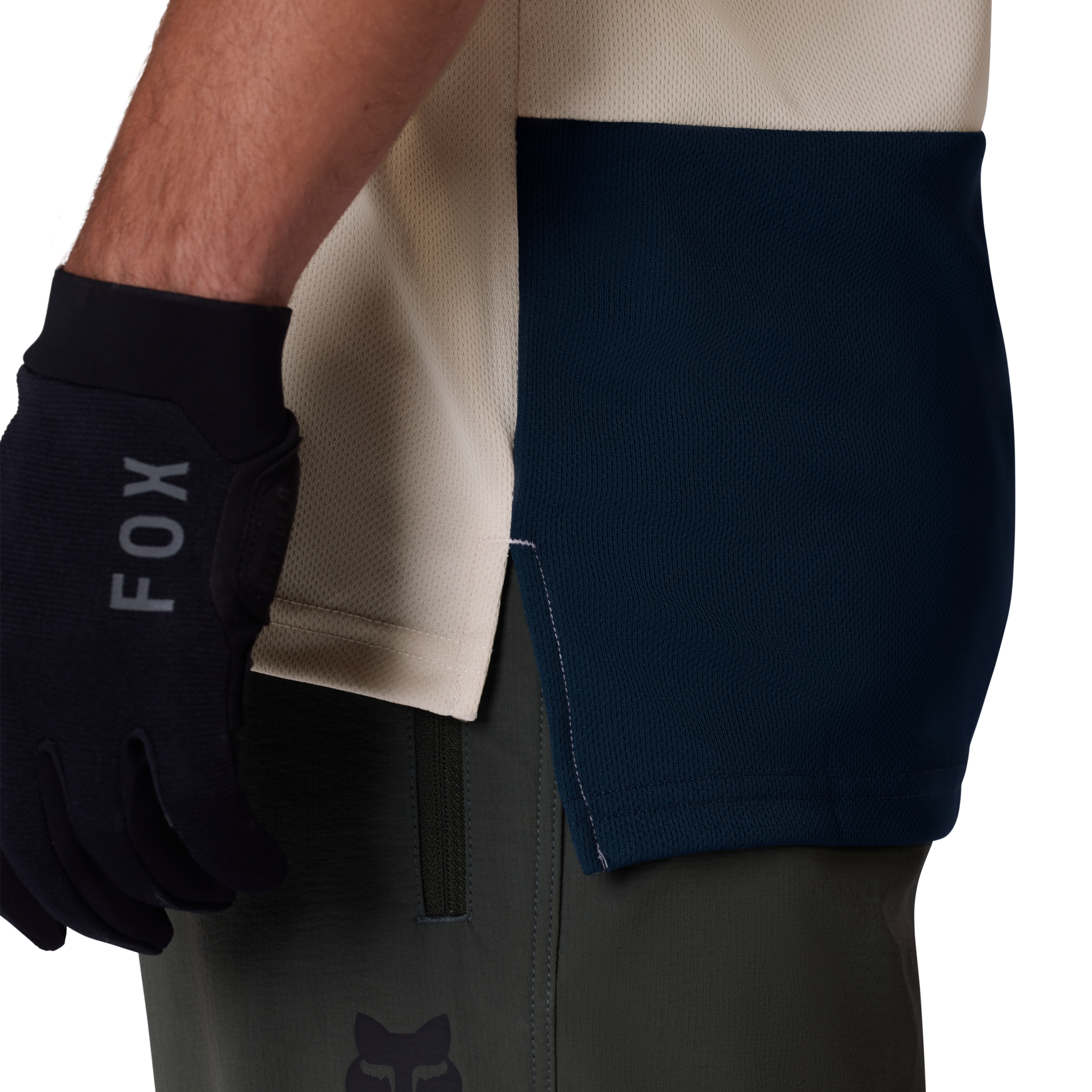Fox Ranger SS Jersey Wordmark Chalk
