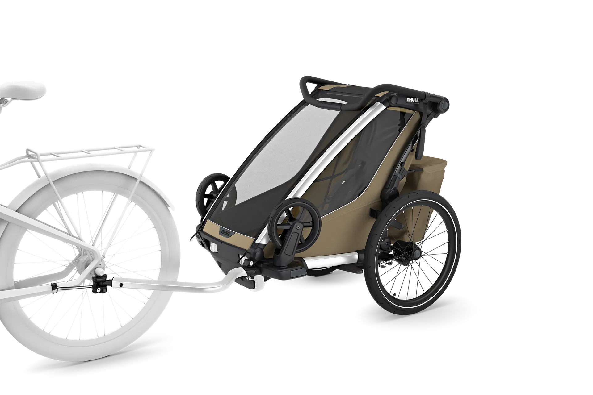 Thule Chariot Cross 2 Single Kinderanhänger  faded khaki