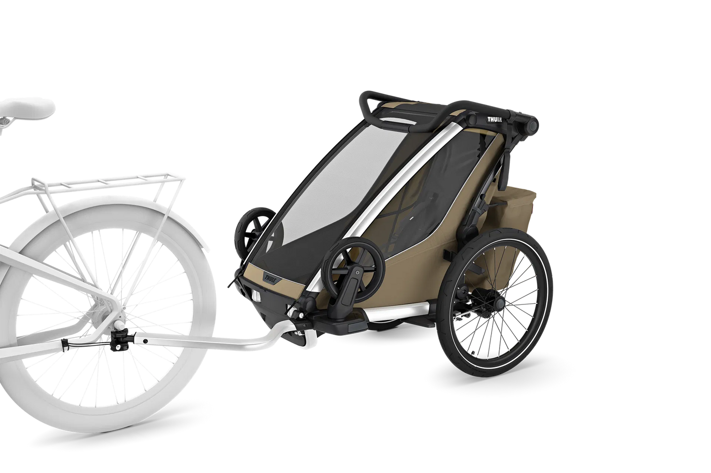 Thule Chariot Cross 2 Single Kinderanhänger  faded khaki