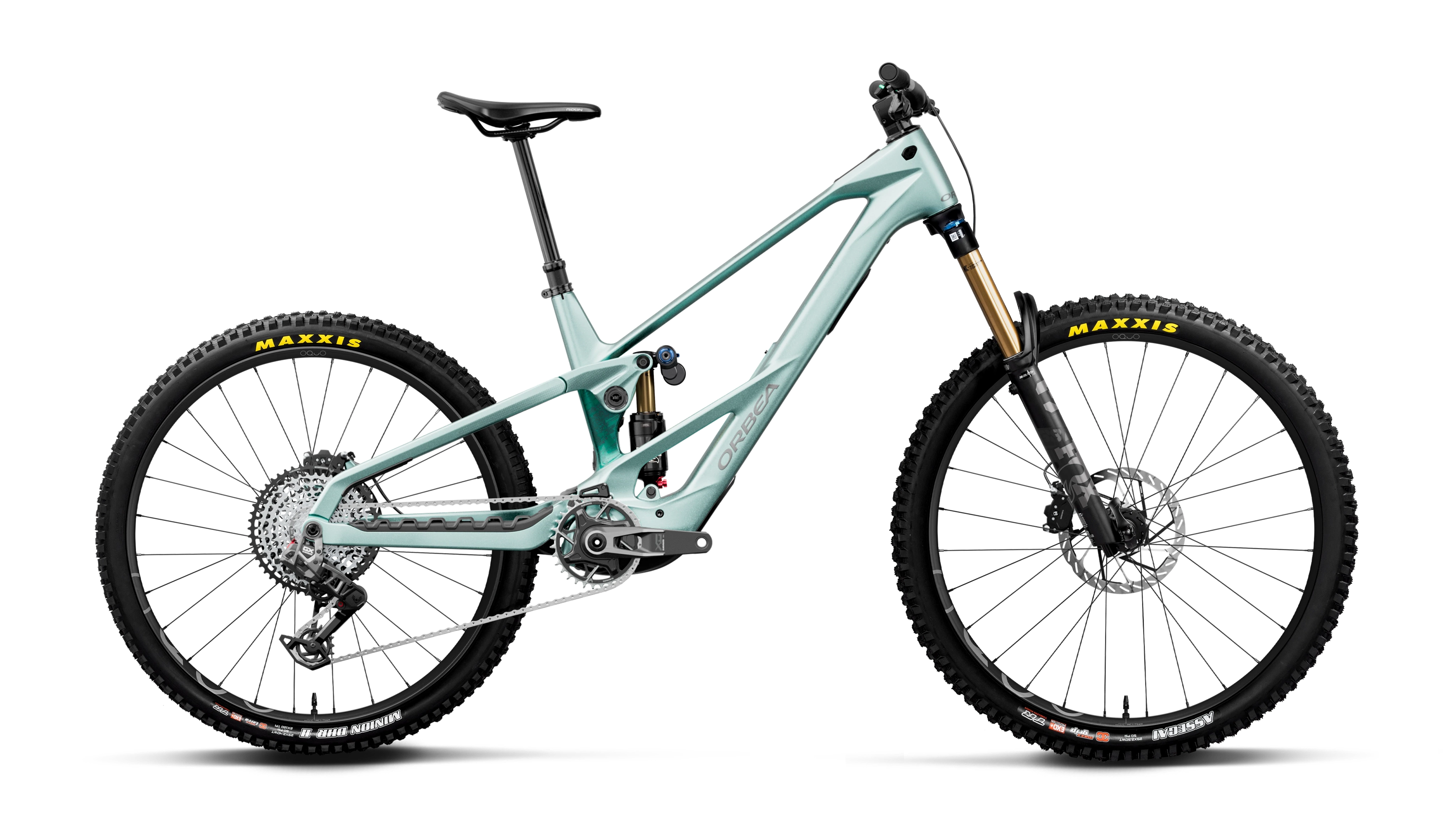 Orbea WILD LT M-TEAM RS MULLET Smooth Silver (Matt) - Escape Green C. View (Gloss) (2027)