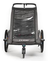Cube Kinder Fahrradanhänger Double PURE black, grey