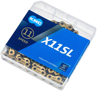 KMC X11SL Ti-N Kette 11-fach gold/schwarz – aktuelle Variante