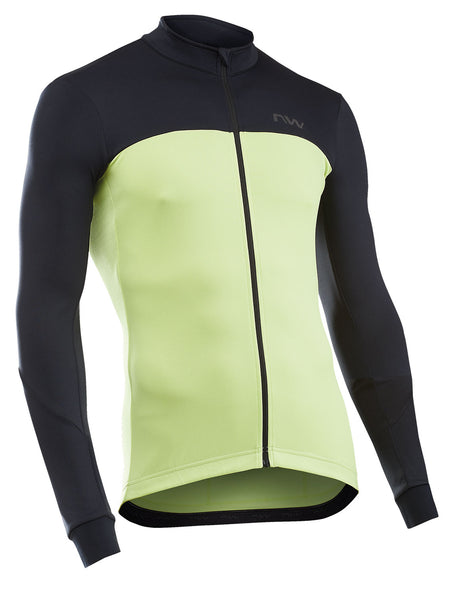 Northwave Force 2 Jersey LS Full Zip Cool Matcha/Black