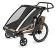Thule Chariot Cross 2 Double Kinderanhänger  faded khaki