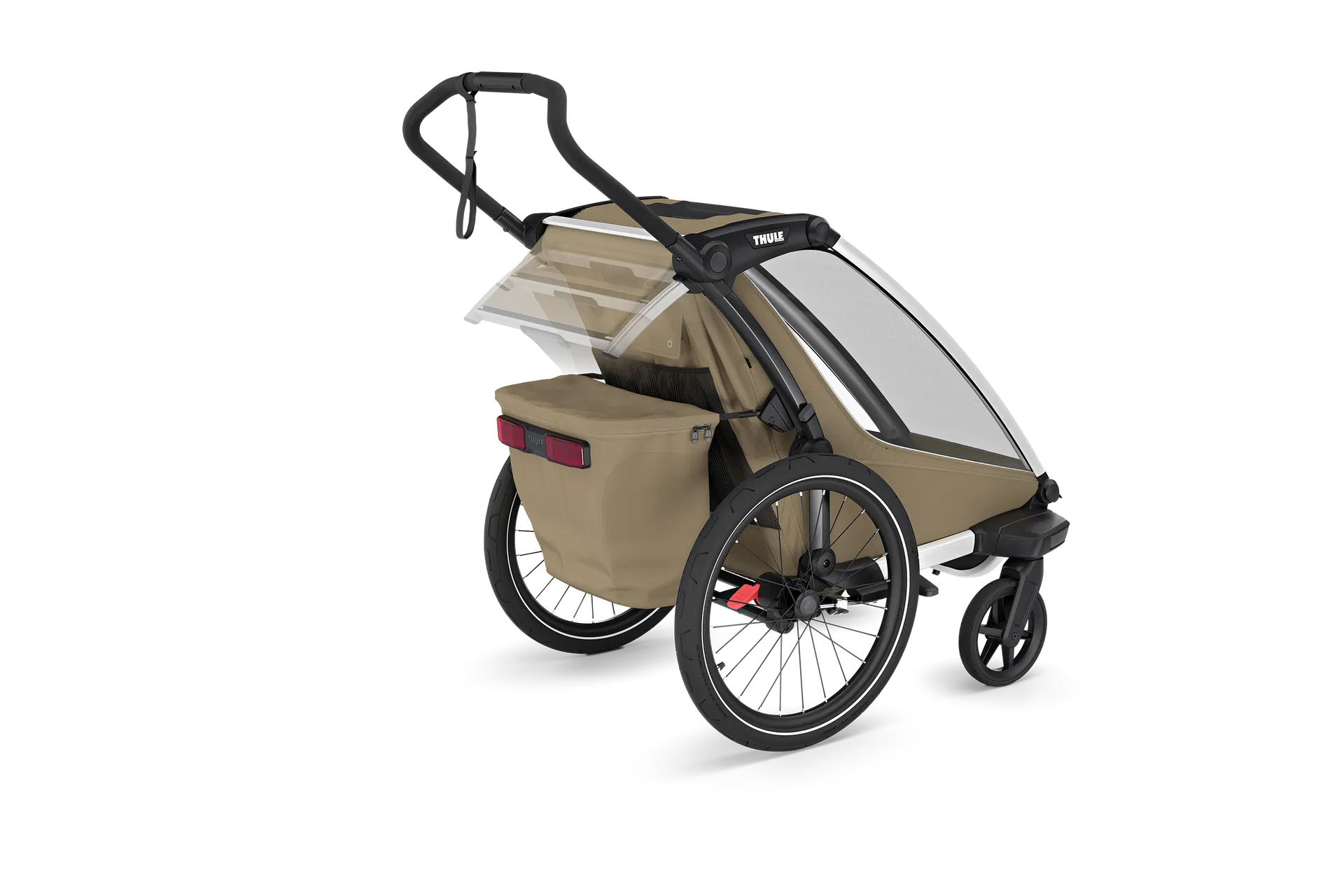 Thule Chariot Cross 2 Single Kinderanhänger  faded khaki