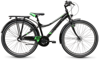 S'COOL troX 26-N3 (2026) | 26 Zoll Jugendfahrrad | Black/Neon Green – aktuelle Variante