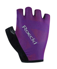 Roeckl Busano Fahrradhandschuhe kurz | purple grape – aktuelle Variante